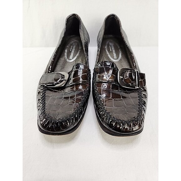 Roberto Capucci Women Shoes Brown Leather size 8.5 B Flex Comfort Italy Heel - Picture 7 of 10